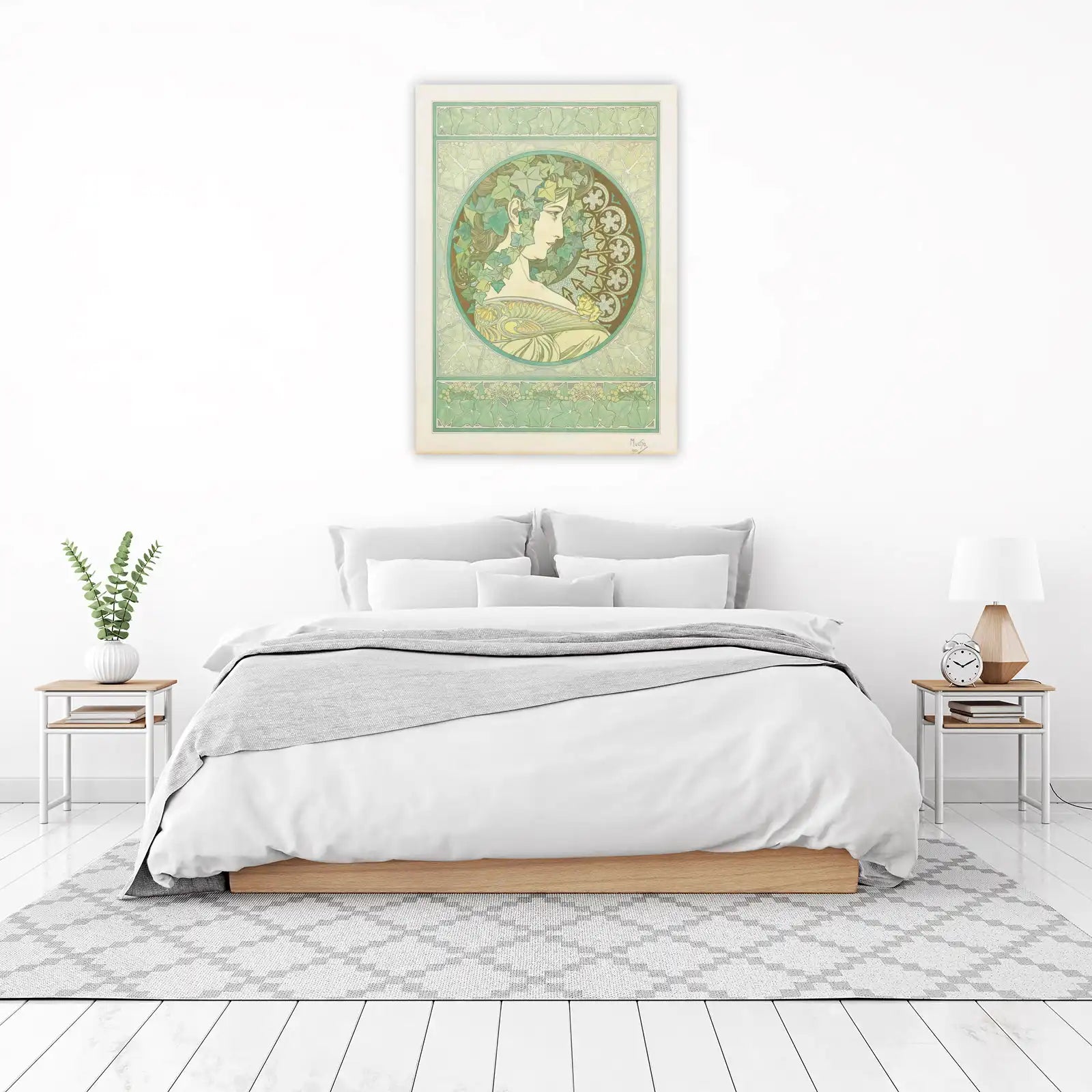 Art Nouveau Ivy Maiden Wall Art