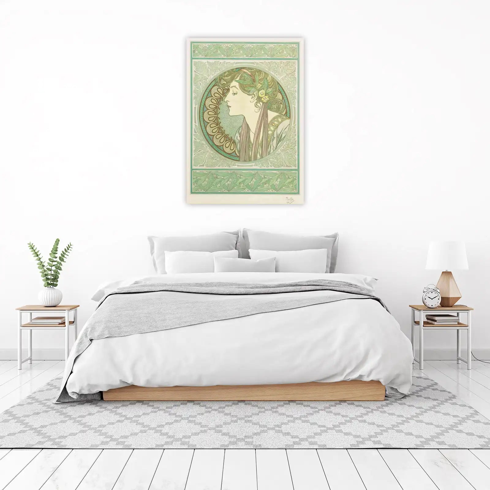 Art Nouveau Serenity Woman Wall Art