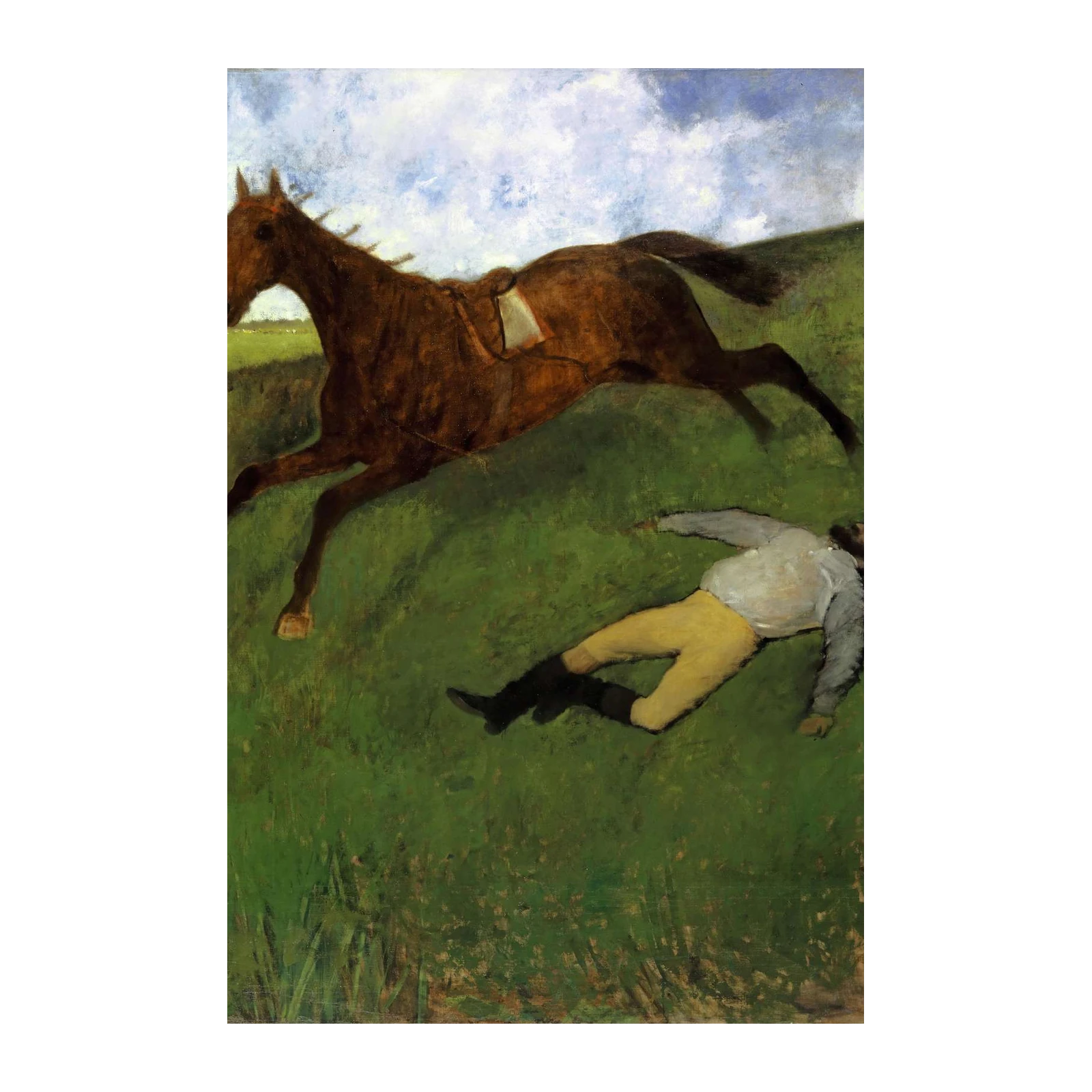 Horse and Jockey Wall Art - Equestrian Art