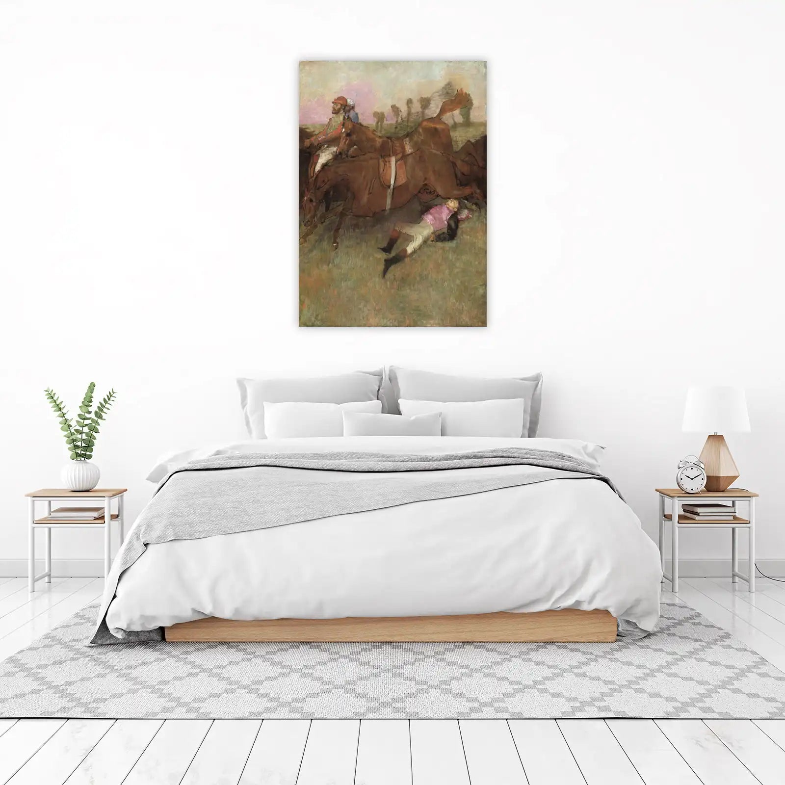 Jockey and Fallen Horse Wall Art
