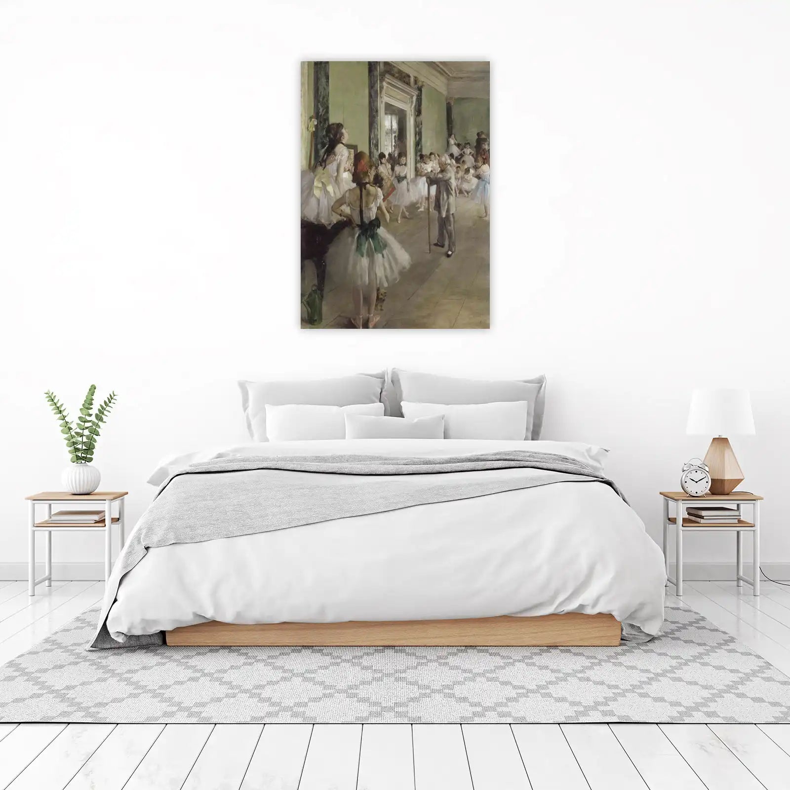 Ballet Dancer Rehearsal Impressionist Art Wall Art