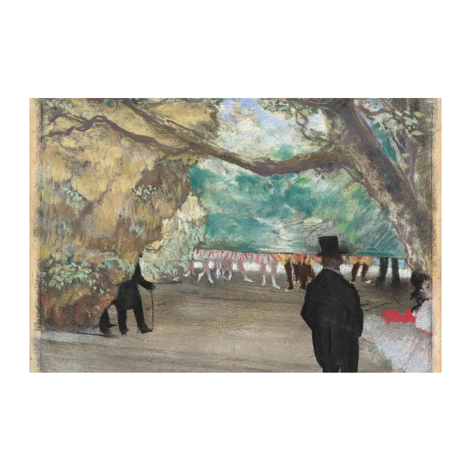 Parisian Promenade Degas Inspired Wall Art