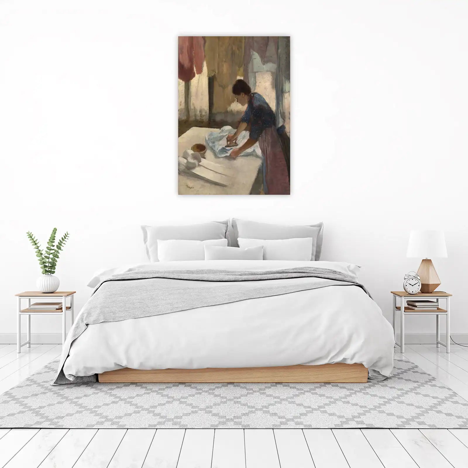 Woman Ironing Wall Art | Impressionist Art & Home Decor