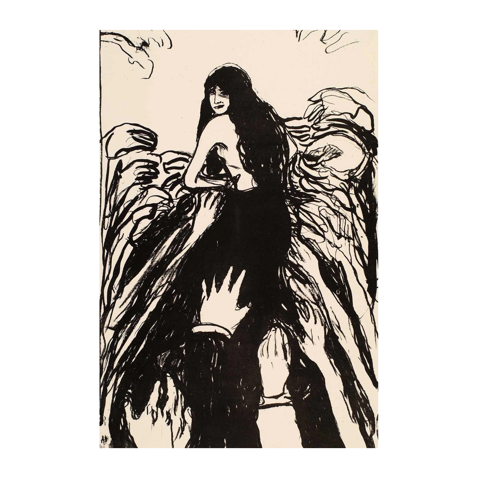 Enchantress Haunting Wall Art - Dark Art