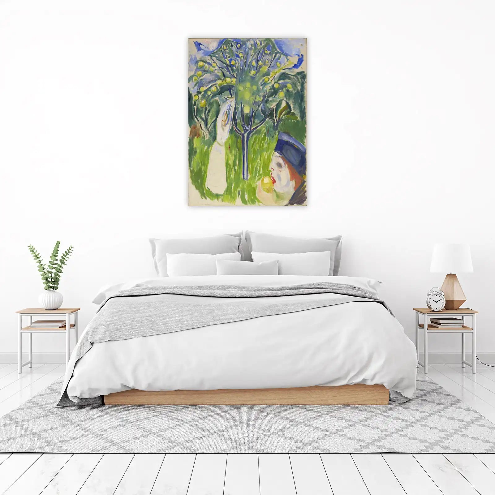 Vibrant Orchard Impressionist Art Wall Art