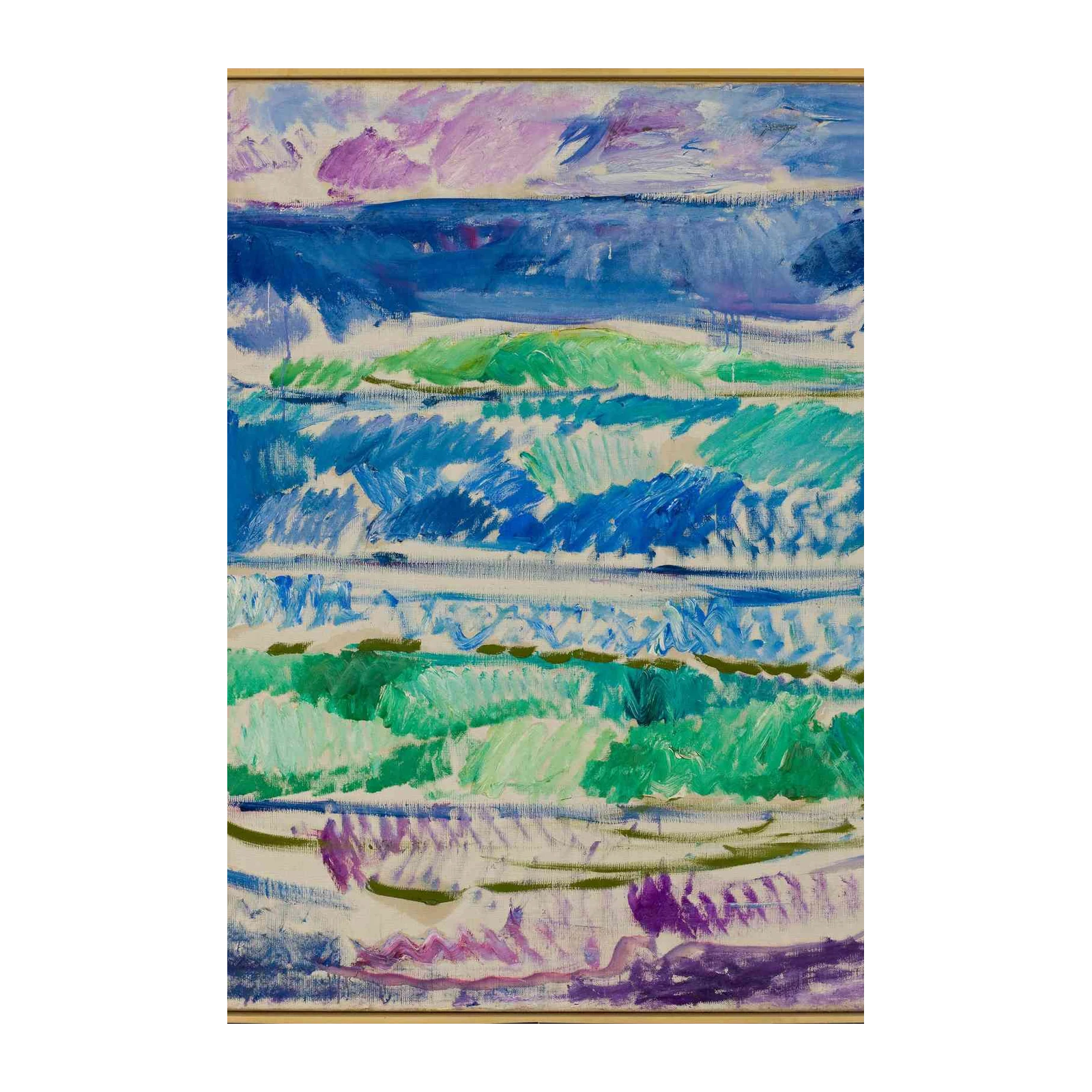 Abstract Coastal Blues & Greens Wall Art