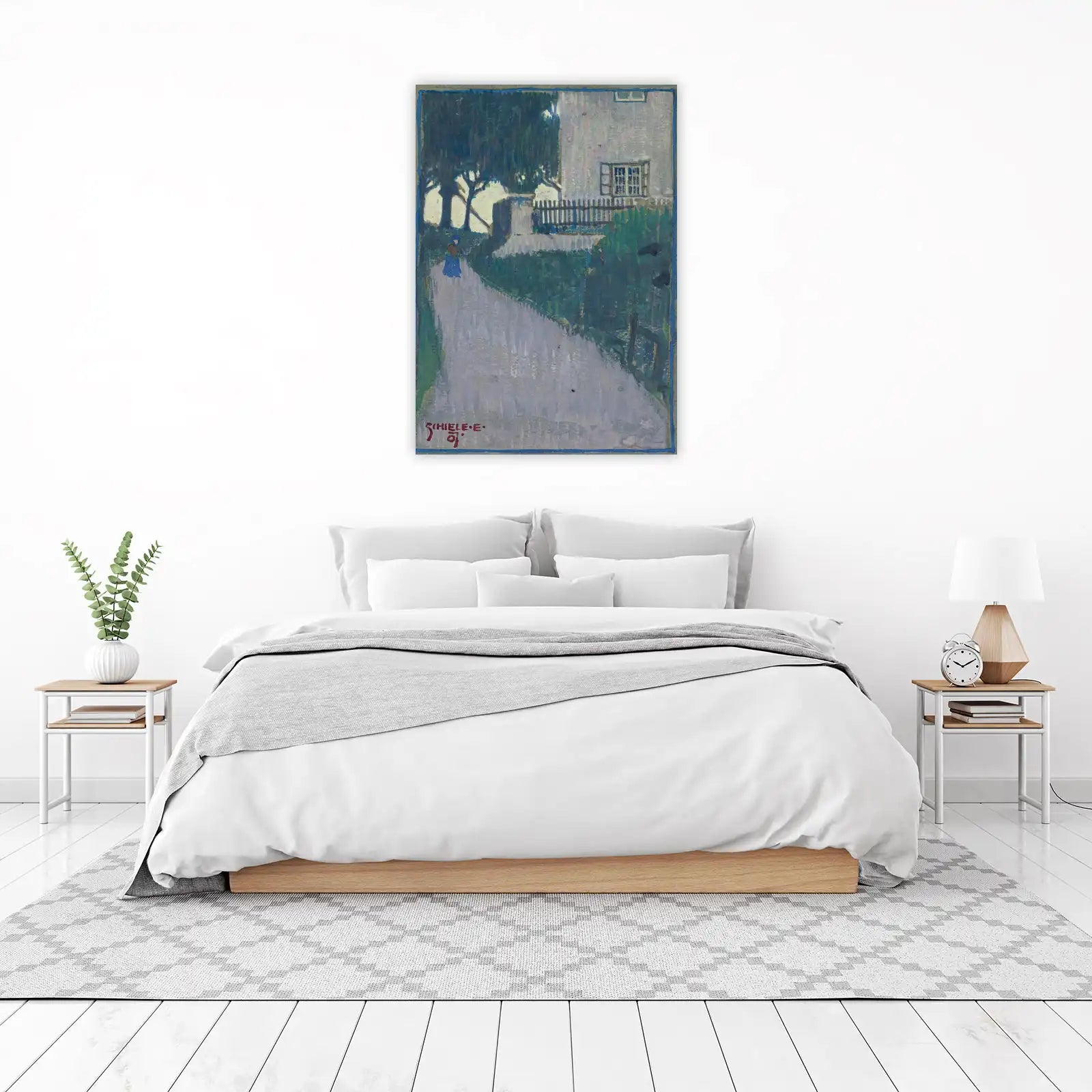 Serene Path to House Wall Art | Art Decor