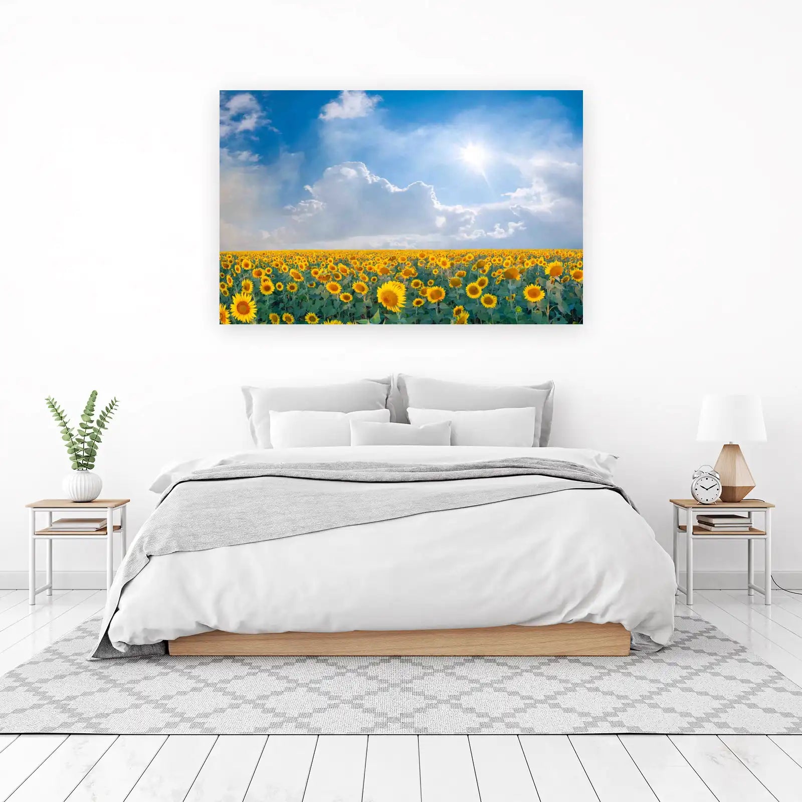 Vibrant Sunflower Field Wall Art