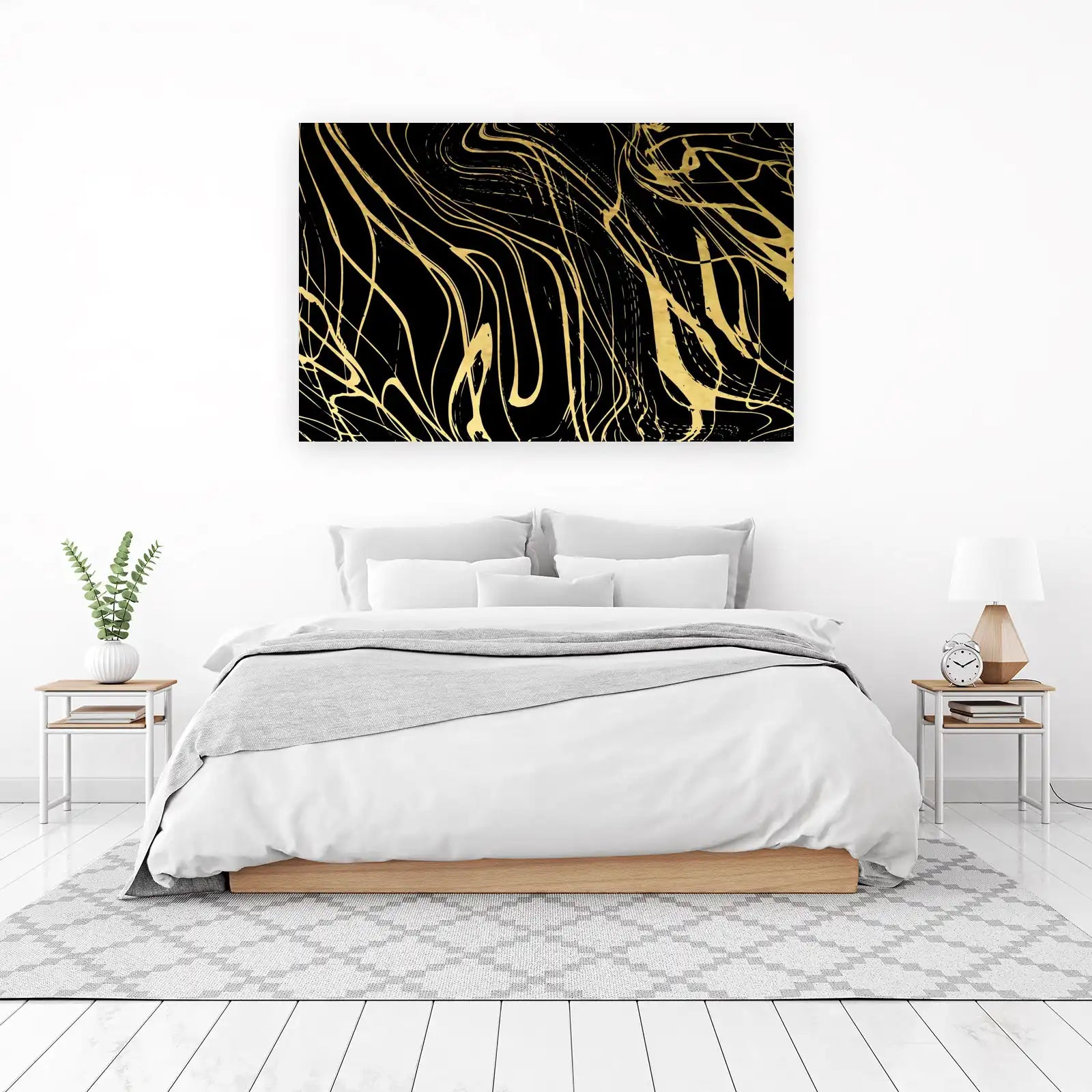 Luxury Gold Abstract Art Wall Art