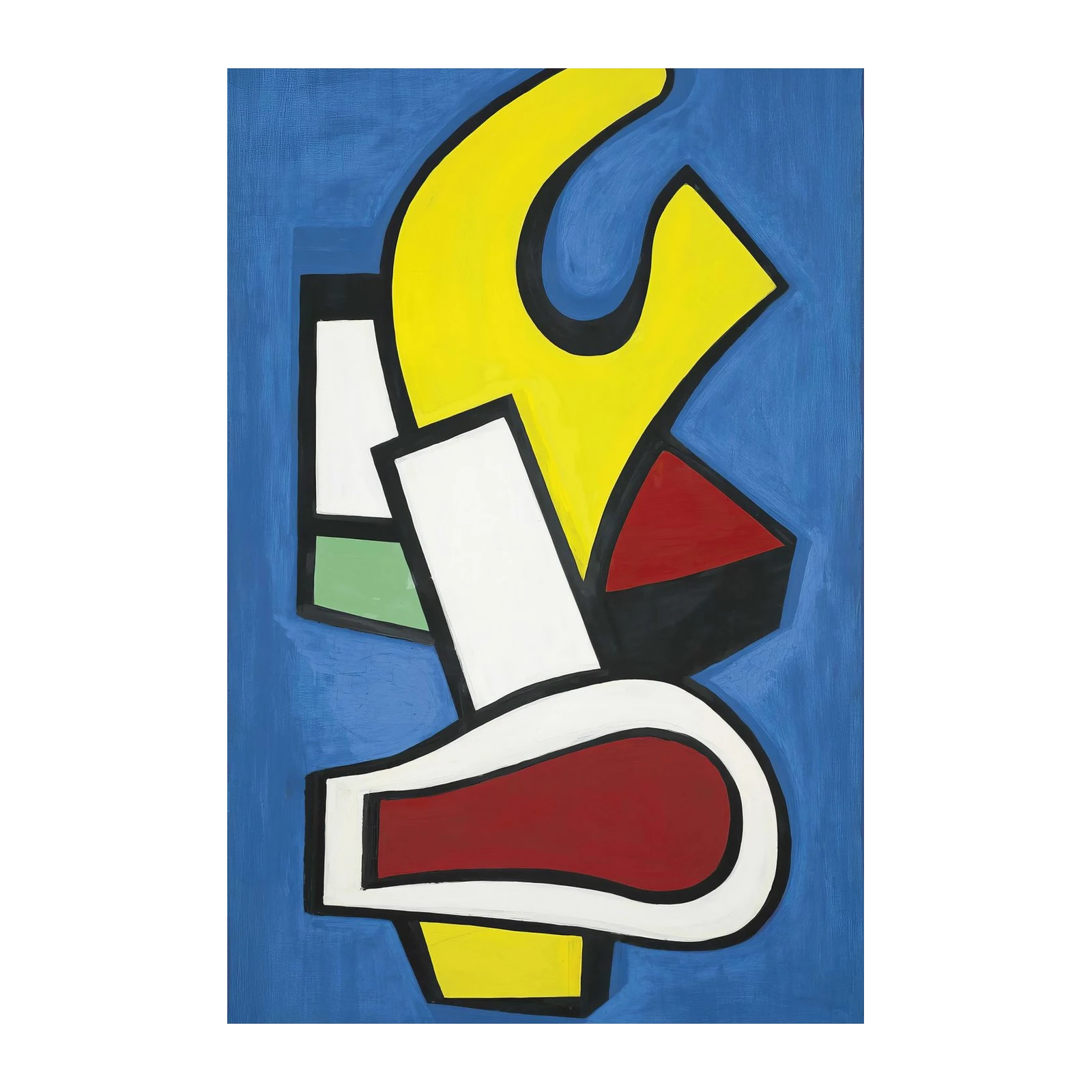 Vibrant Abstract Geometric Composition Wall Art