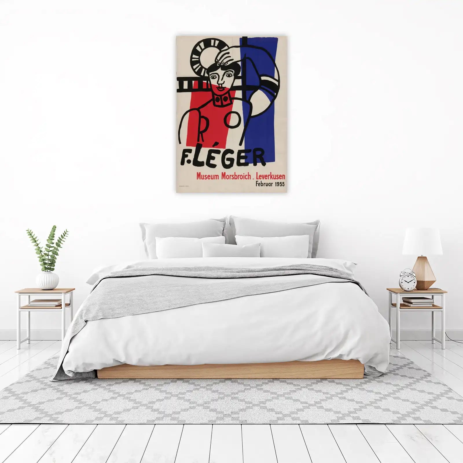 F. Léger Bold Abstract Portrait Wall Art