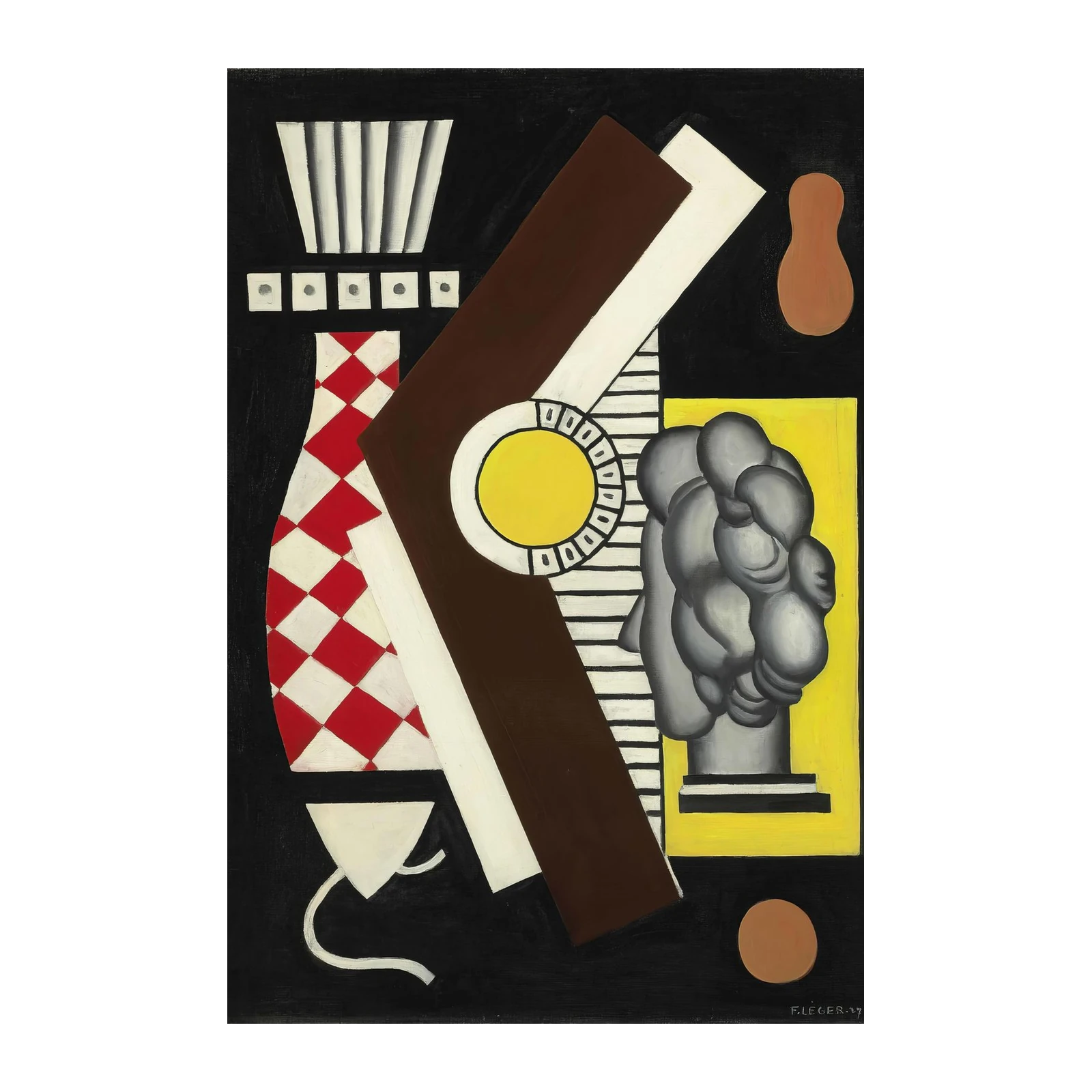 Abstract Geometric Still Life Wall Art