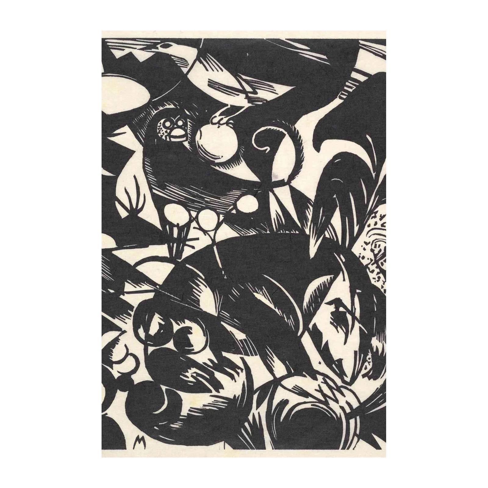 Bold Abstract Animal Art Wall Art