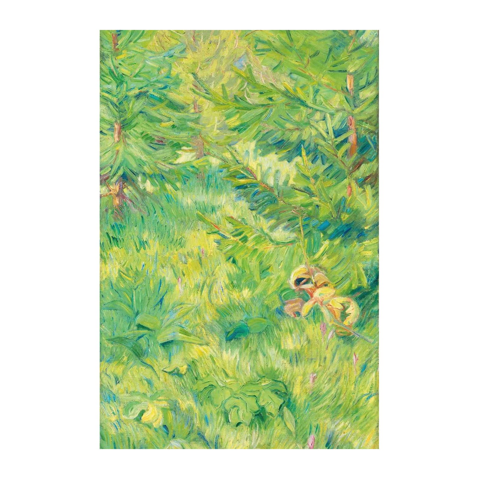Vibrant Forest Canopy Wall Art