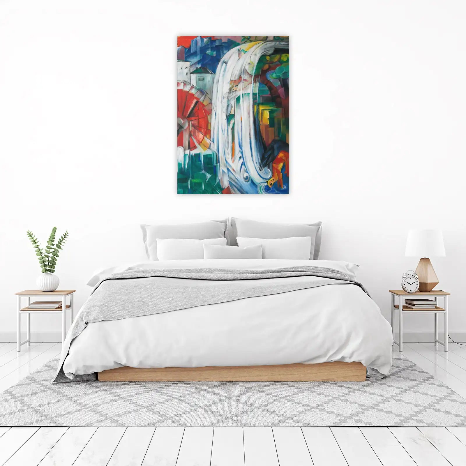 Dynamic Waterfall Abstract Wall Art