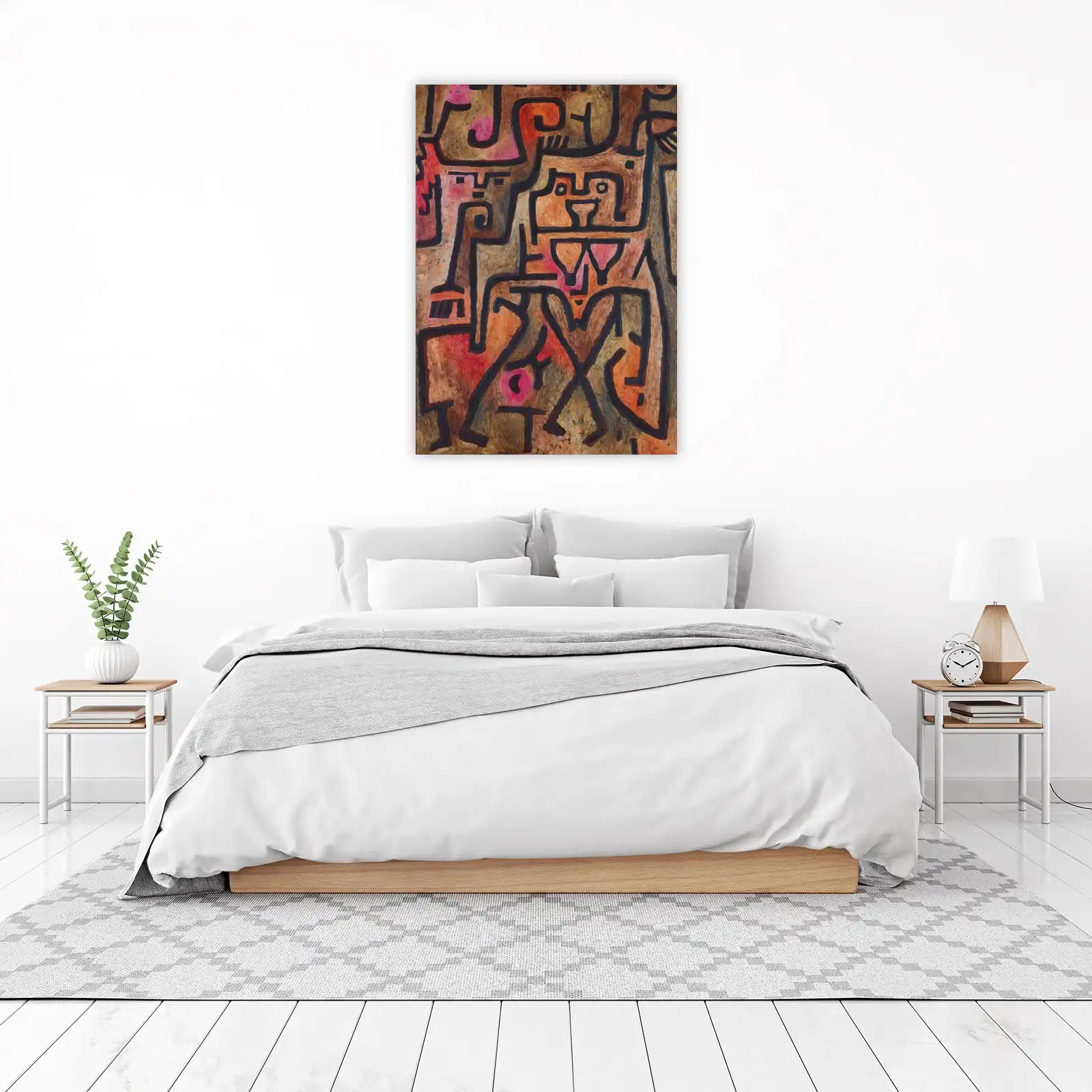 Abstract Figure Composition Wall Art
