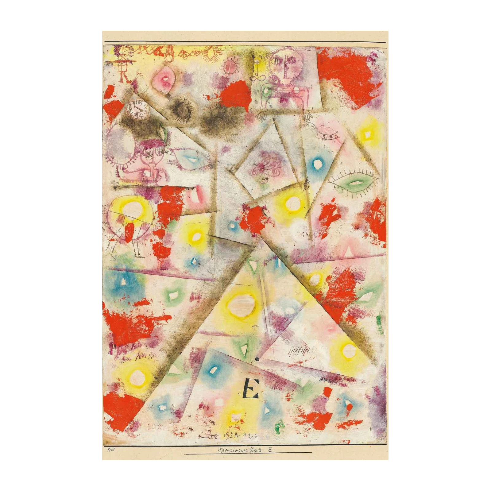 Abstract Playful Collage Wall Art