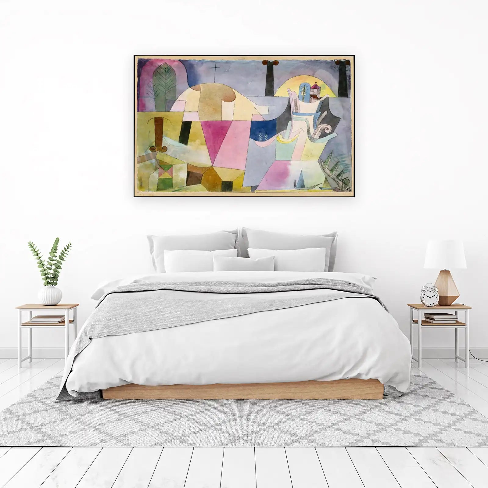 Abstract Landscape Watercolor Wall Art