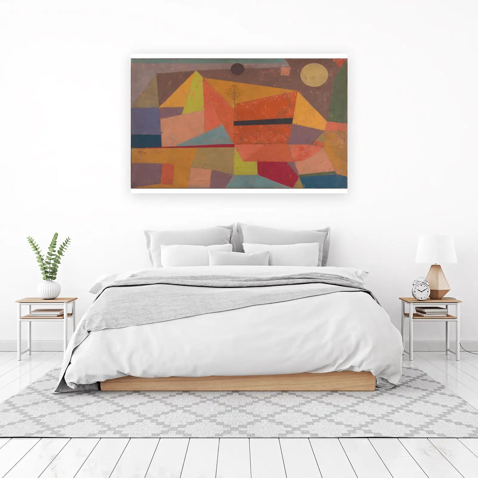Abstract Geometric Landscape Wall Art