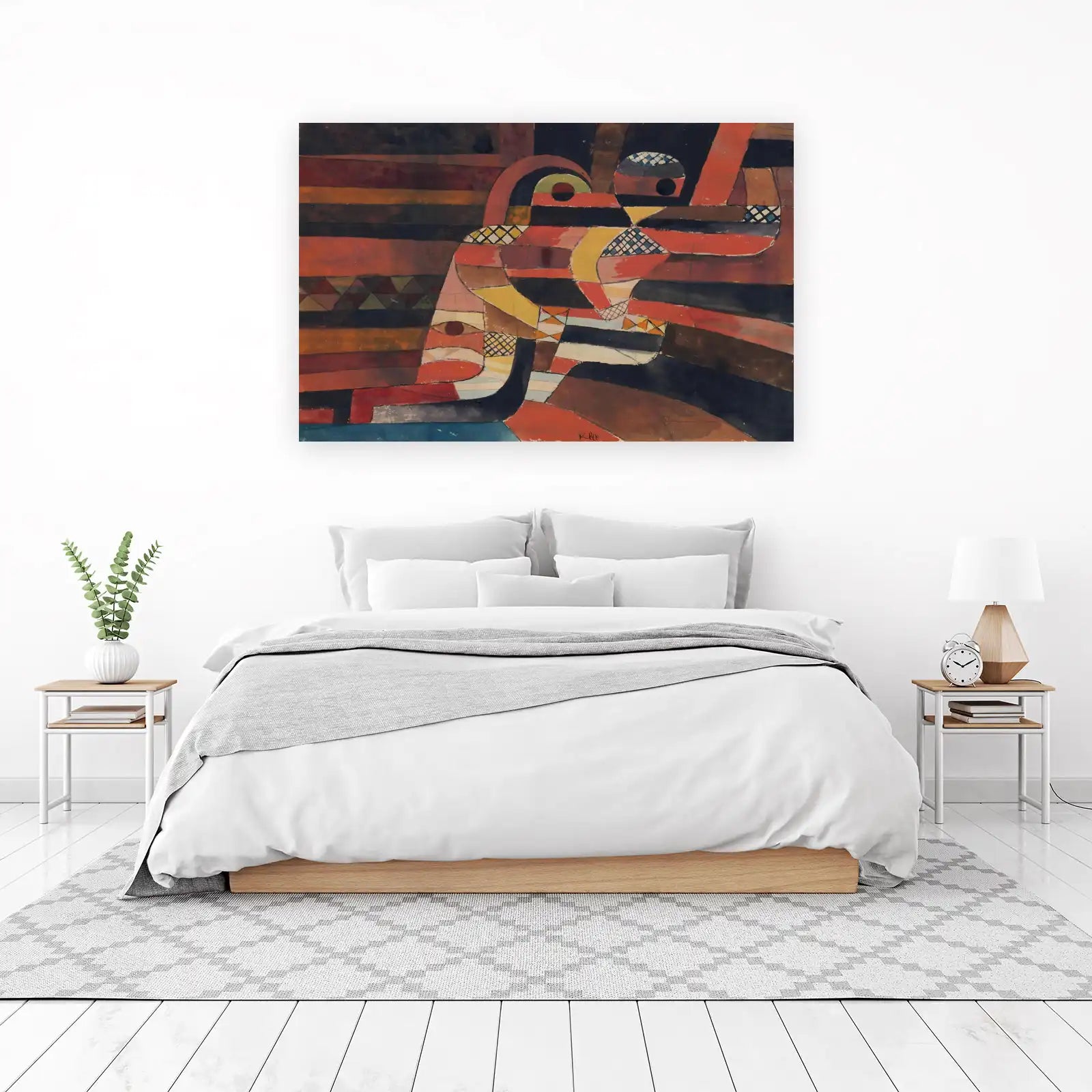 Vibrant Abstract Figures Wall Art for Modern Homes