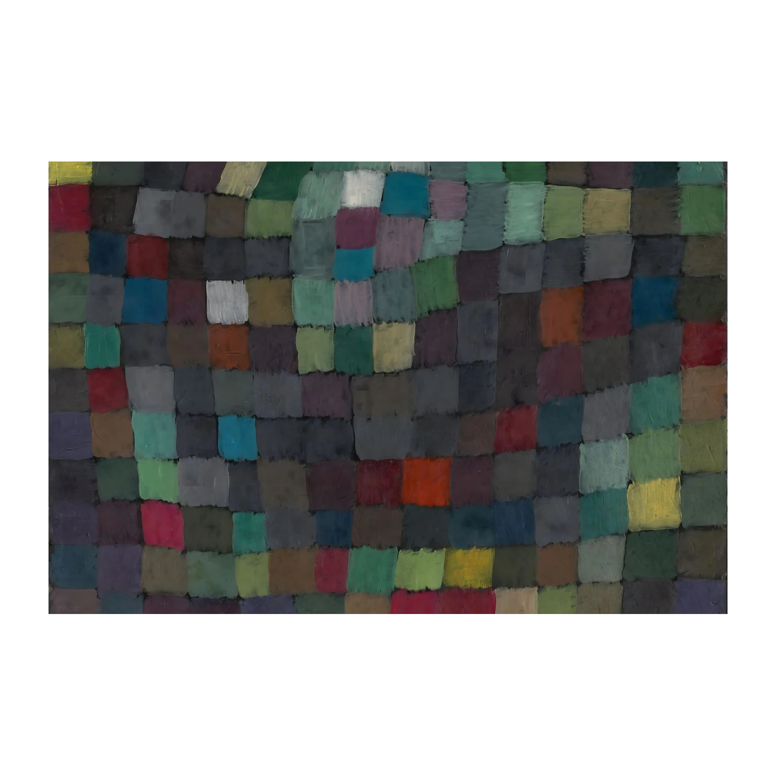 Abstract Geometric Garden Wall Art - Modern Wall Art