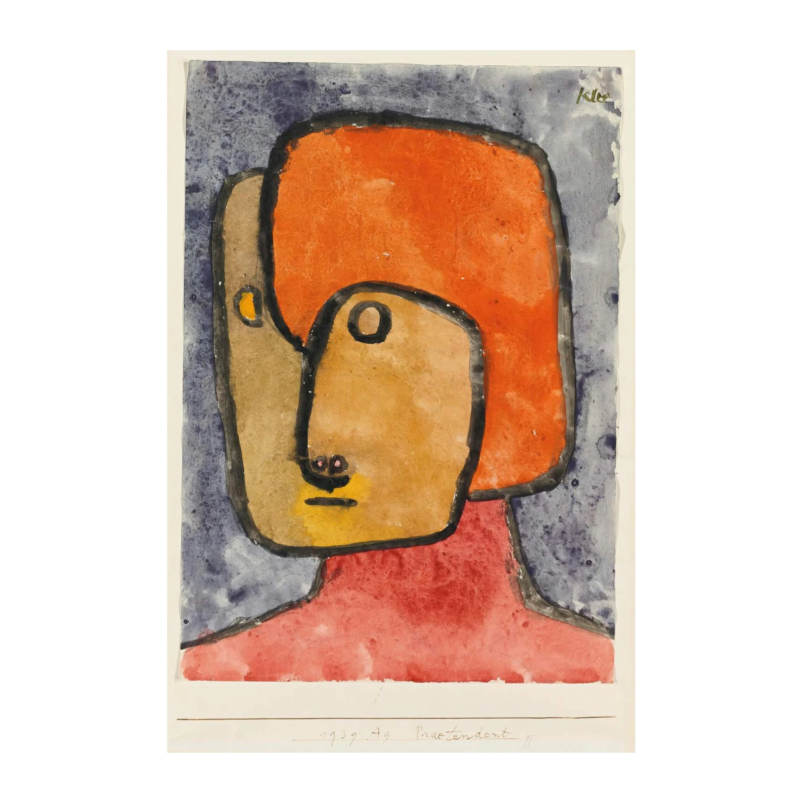 Abstract Face Portrait Wall Art