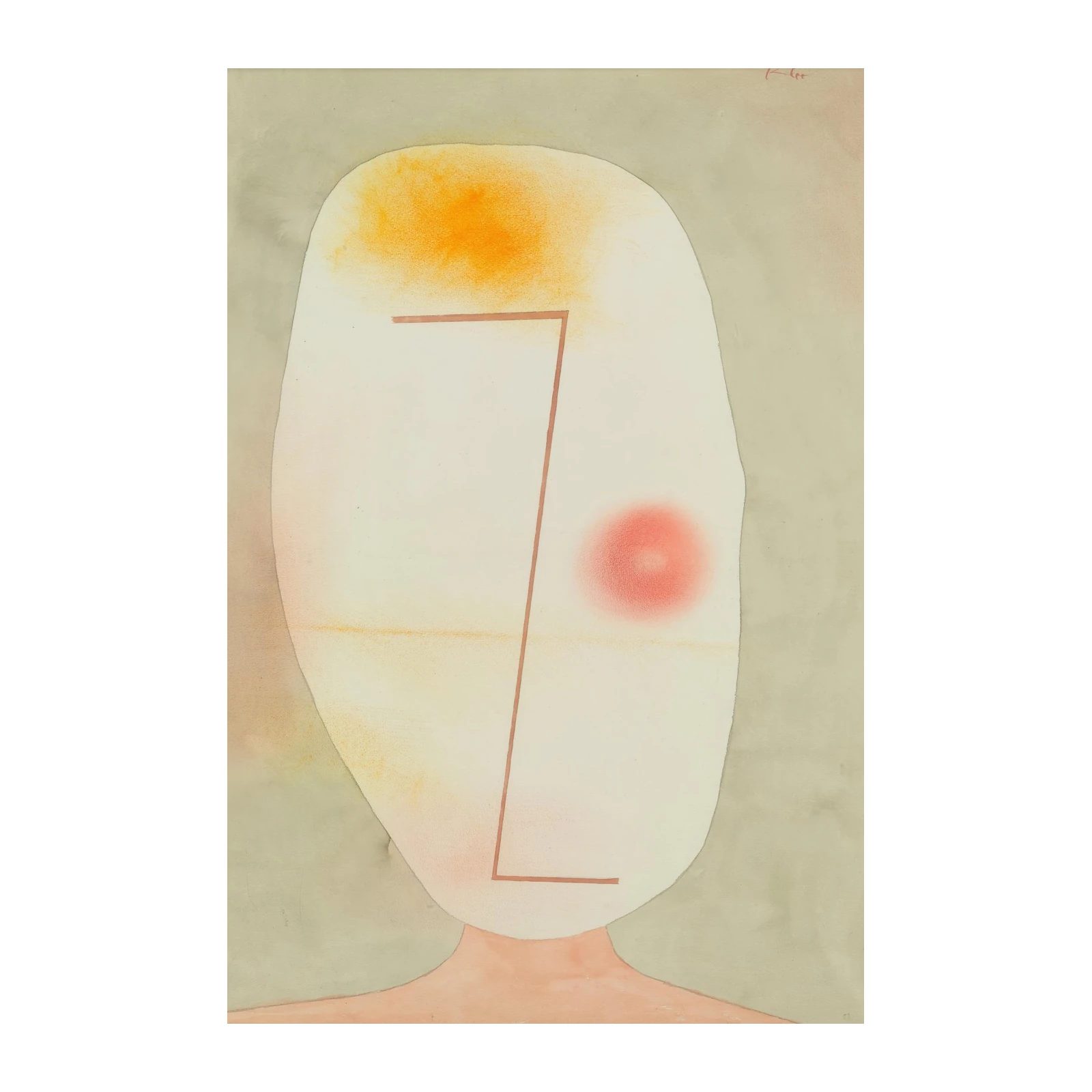 Abstract Face Portrait Wall Art