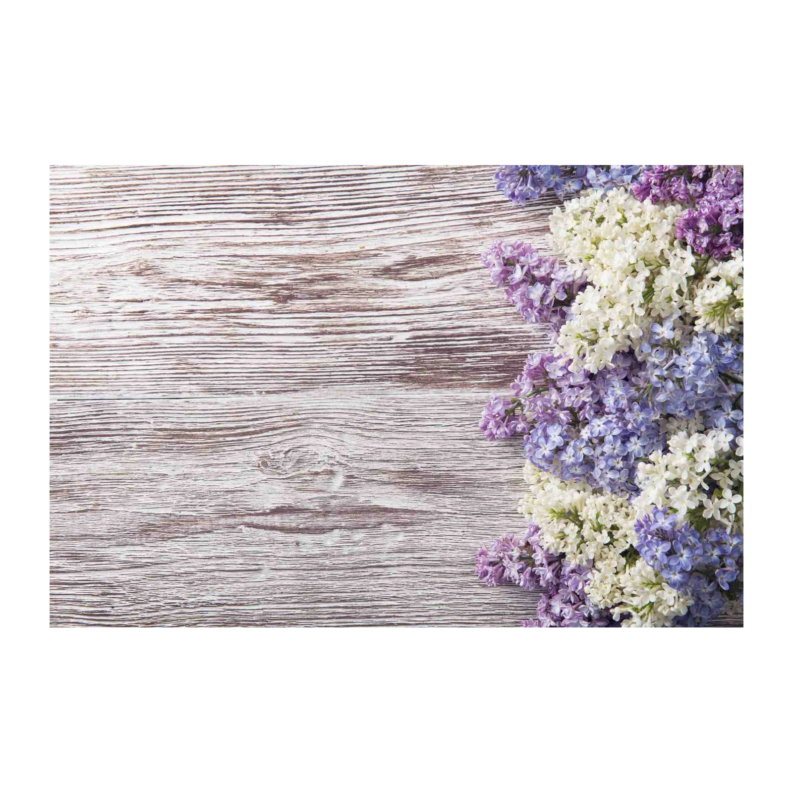 Lilac Blossom Rustic Wood Wall Art