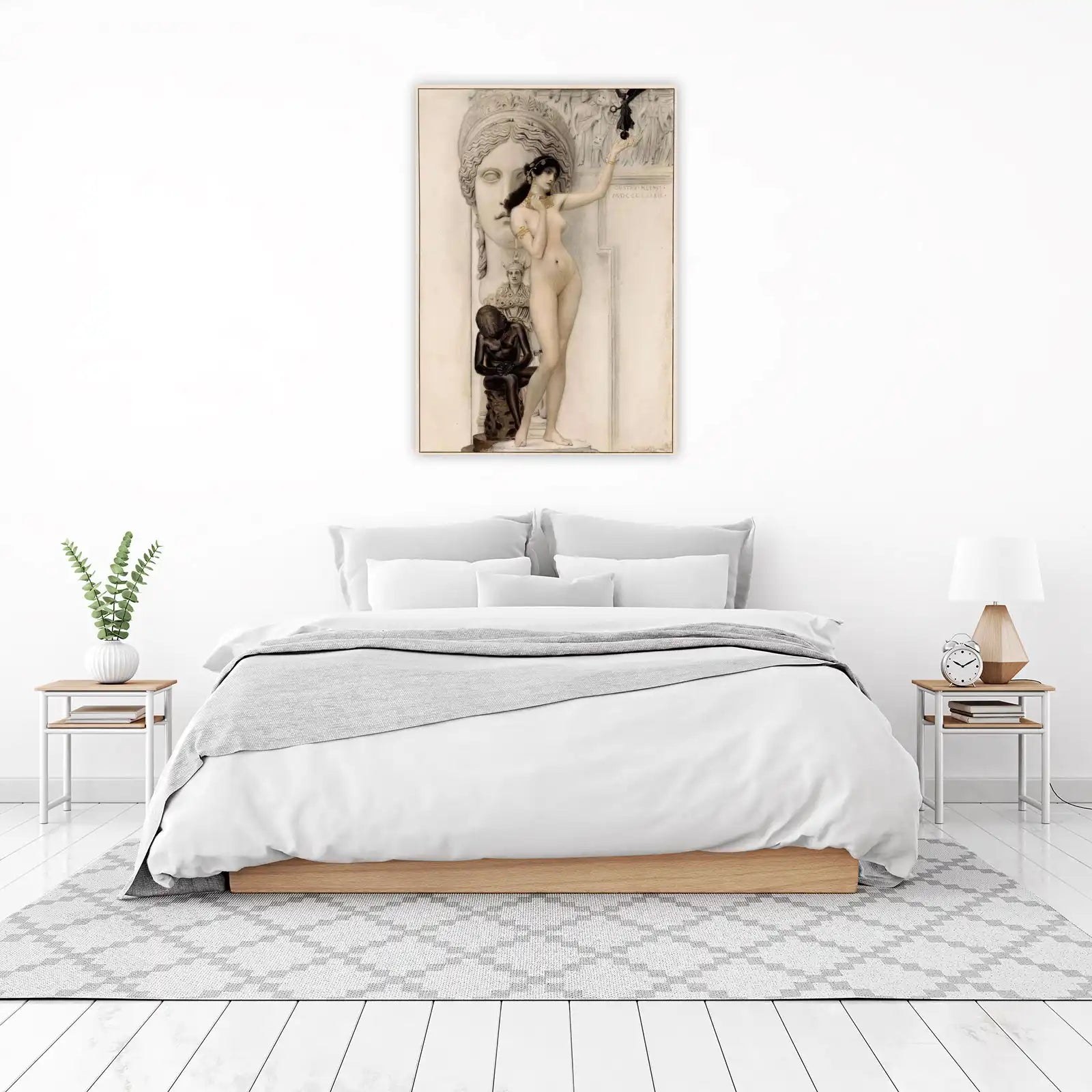 Gustav Klimt Woman with Gold Necklace Wall Art