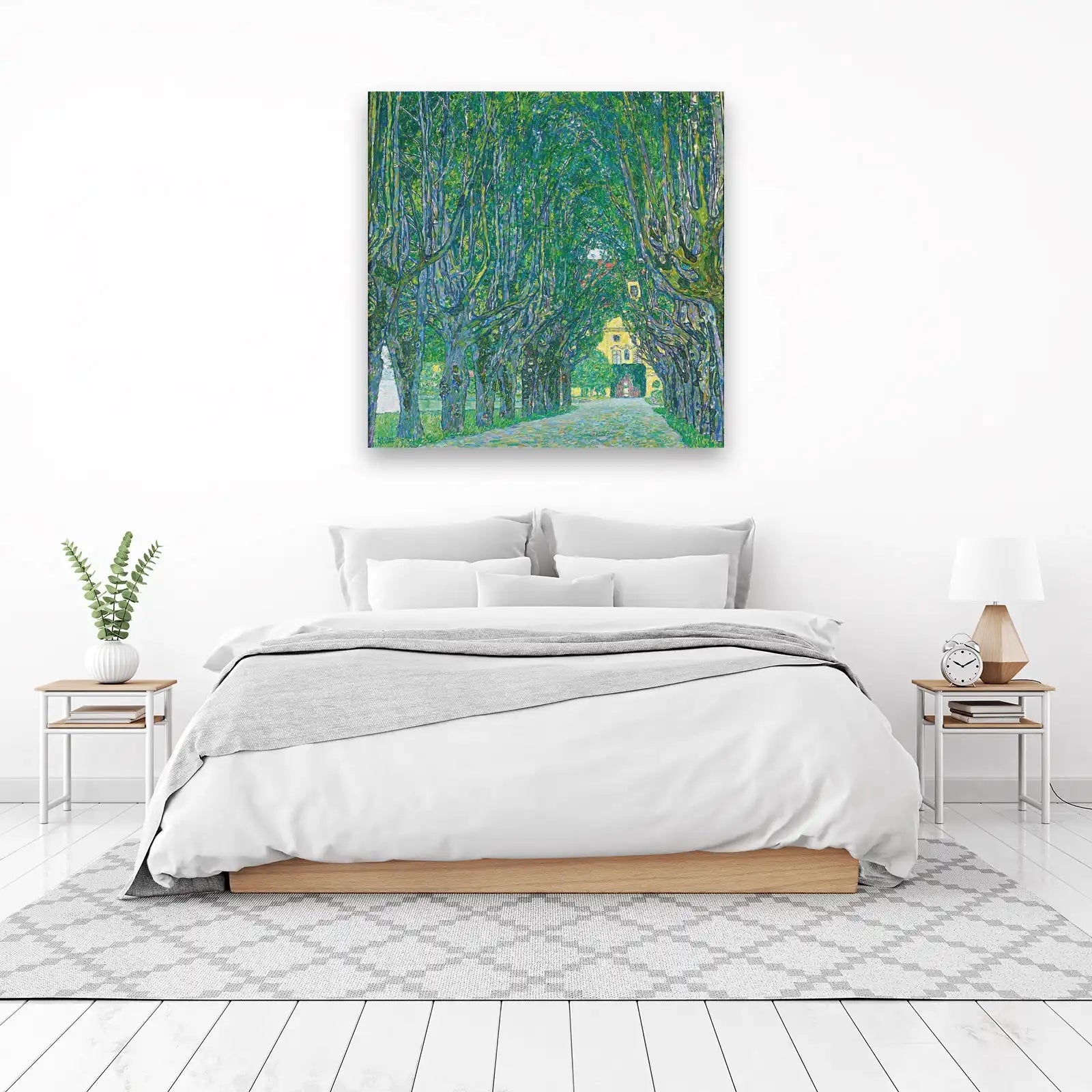 Vibrant Forest Path Wall Art - Nature Art
