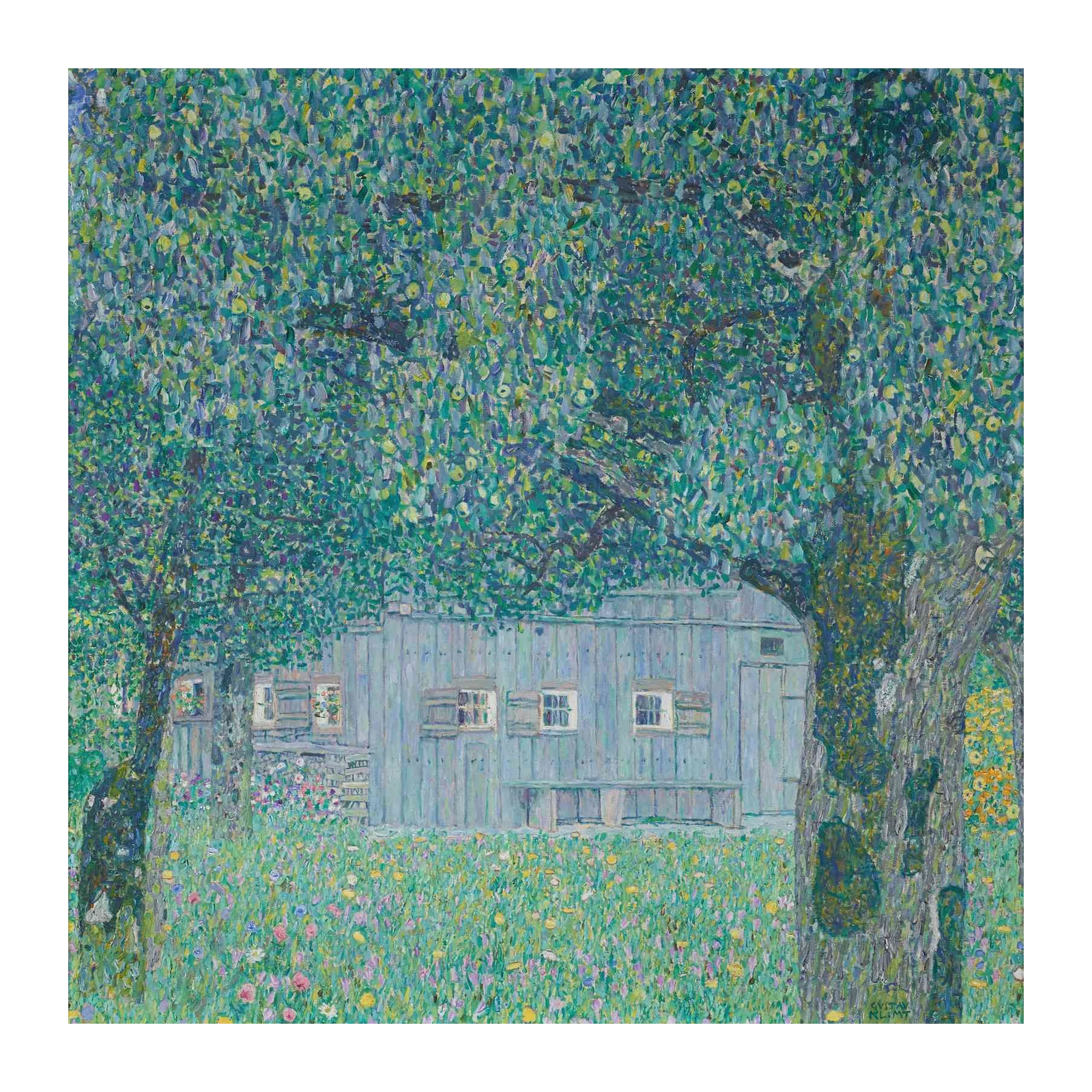 Klimt's Garden Retreat Wall Art