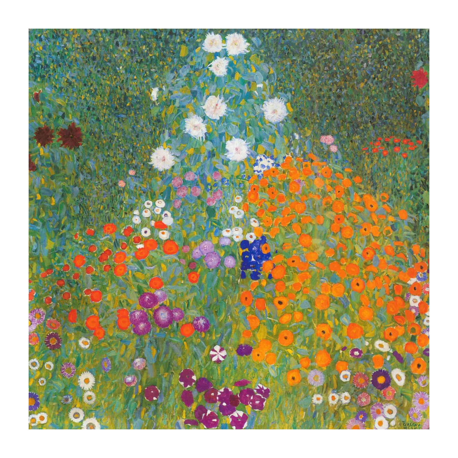 Vibrant Garden Blooms Wall Art