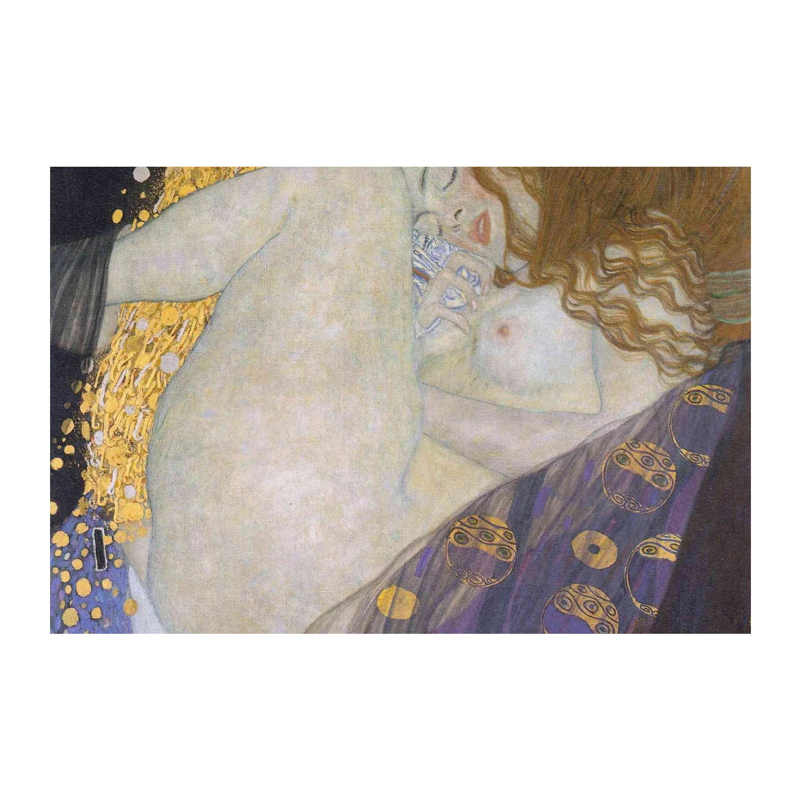 Gustav Klimt Embrace Wall Art - Art Nouveau Decor
