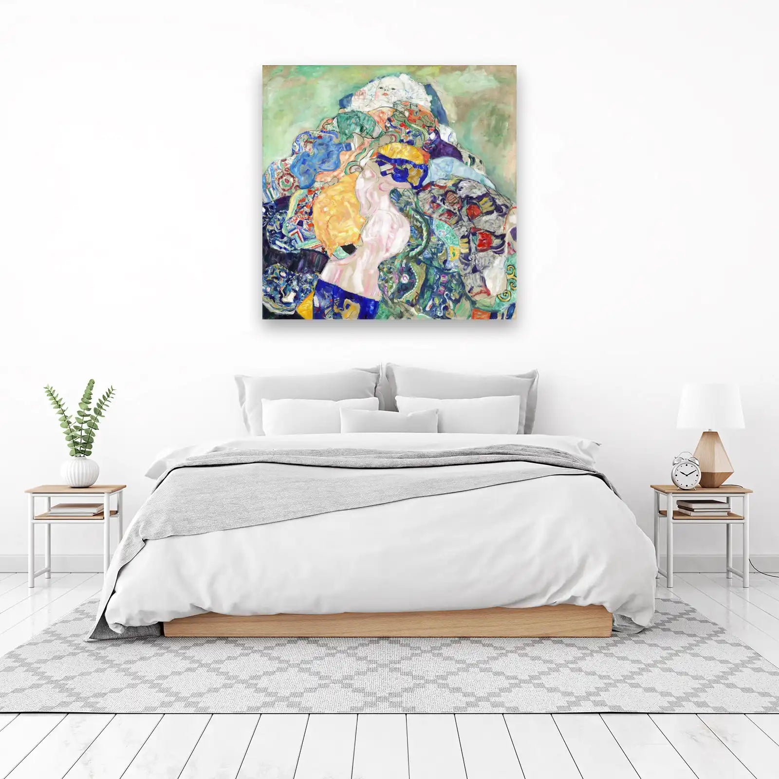 Gustav Klimt "The Kiss" Inspired Artwork Wall Art
