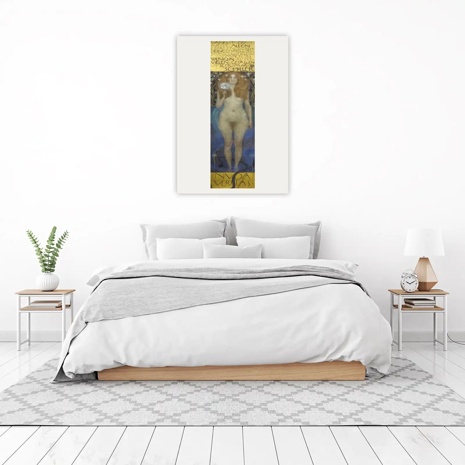 Klimt 'Nuda Veritas' Golden Art Wall Art