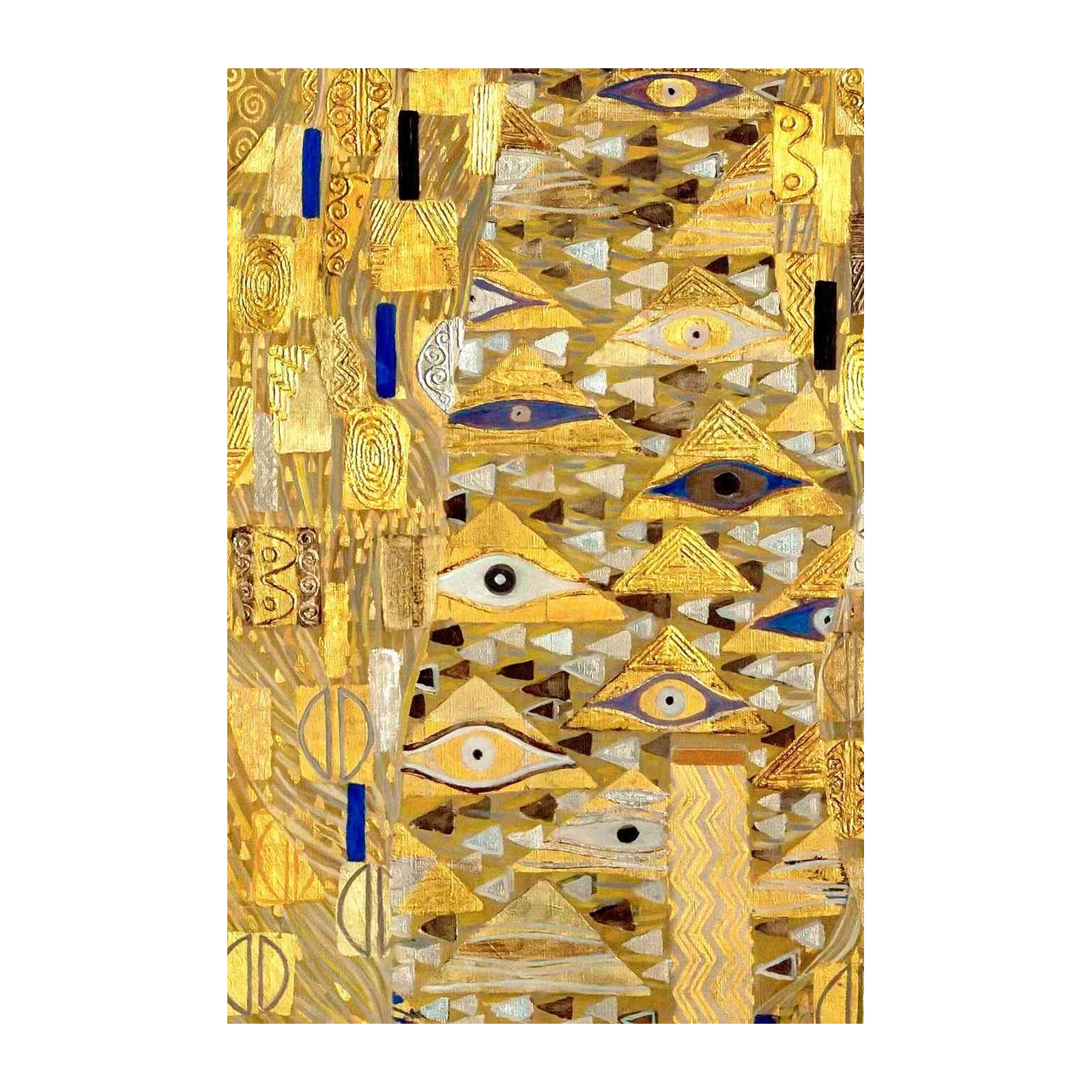 Golden Eye Art Nouveau Wall Art