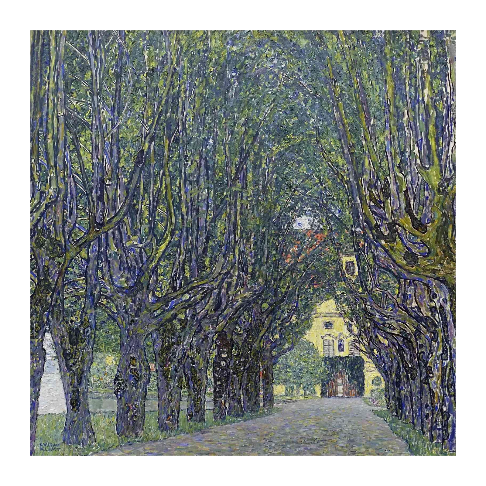 Enchanting Garden Alley Landscape Wall Art