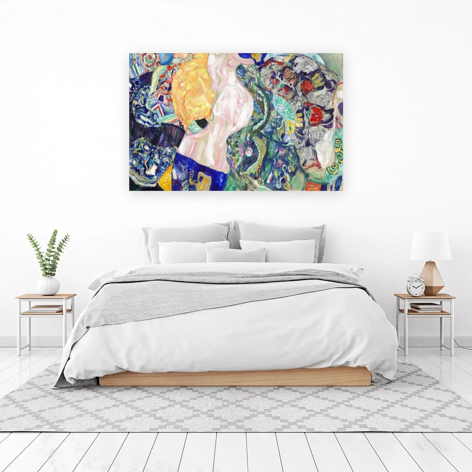 Vibrant Impressionist Portrait Wall Art