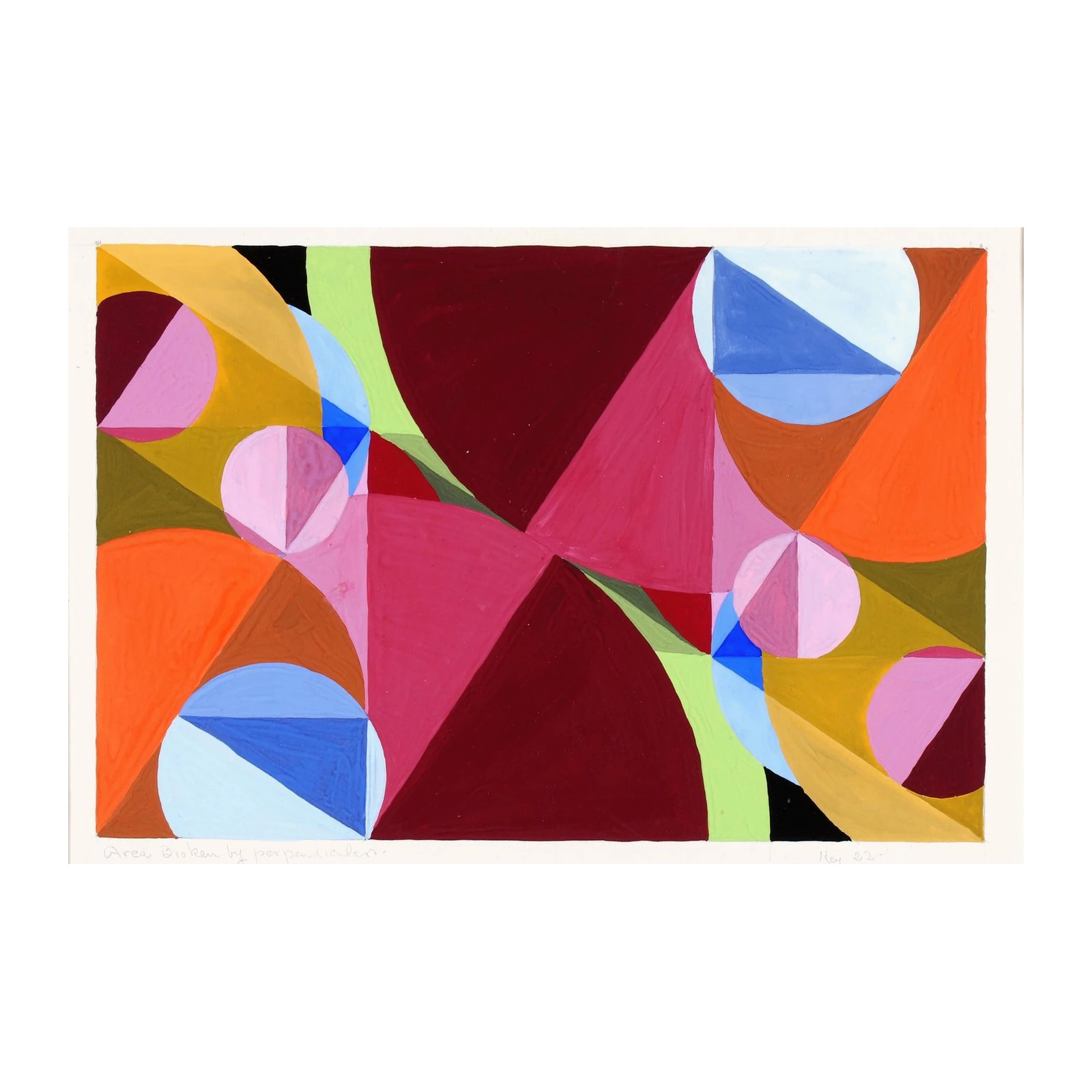 Geometric Abstract Shapes Wall Art