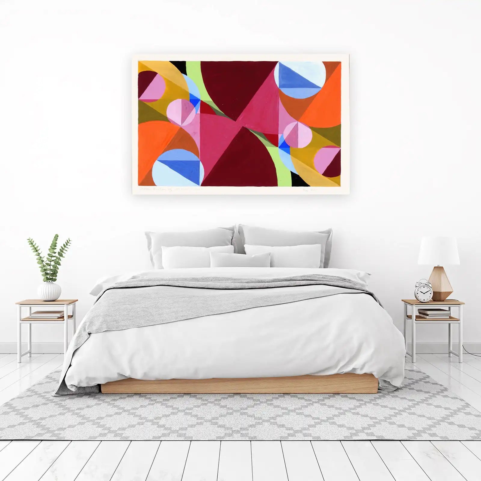 Geometric Abstract Shapes Wall Art