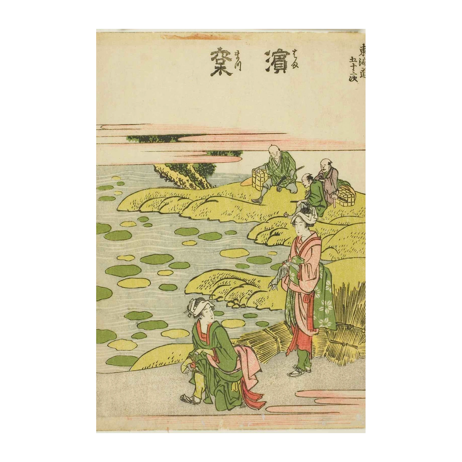 Serene Japanese River Scene Wall Art