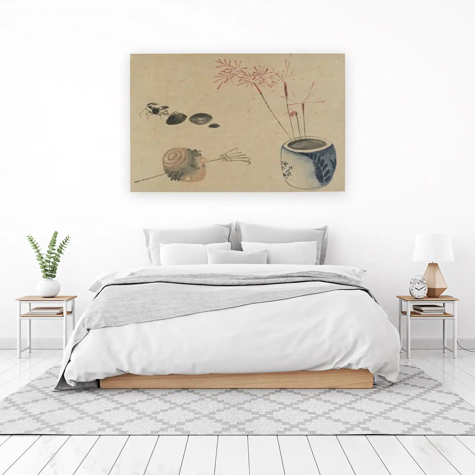 Seaside Still Life Crab & Shells Wall Art