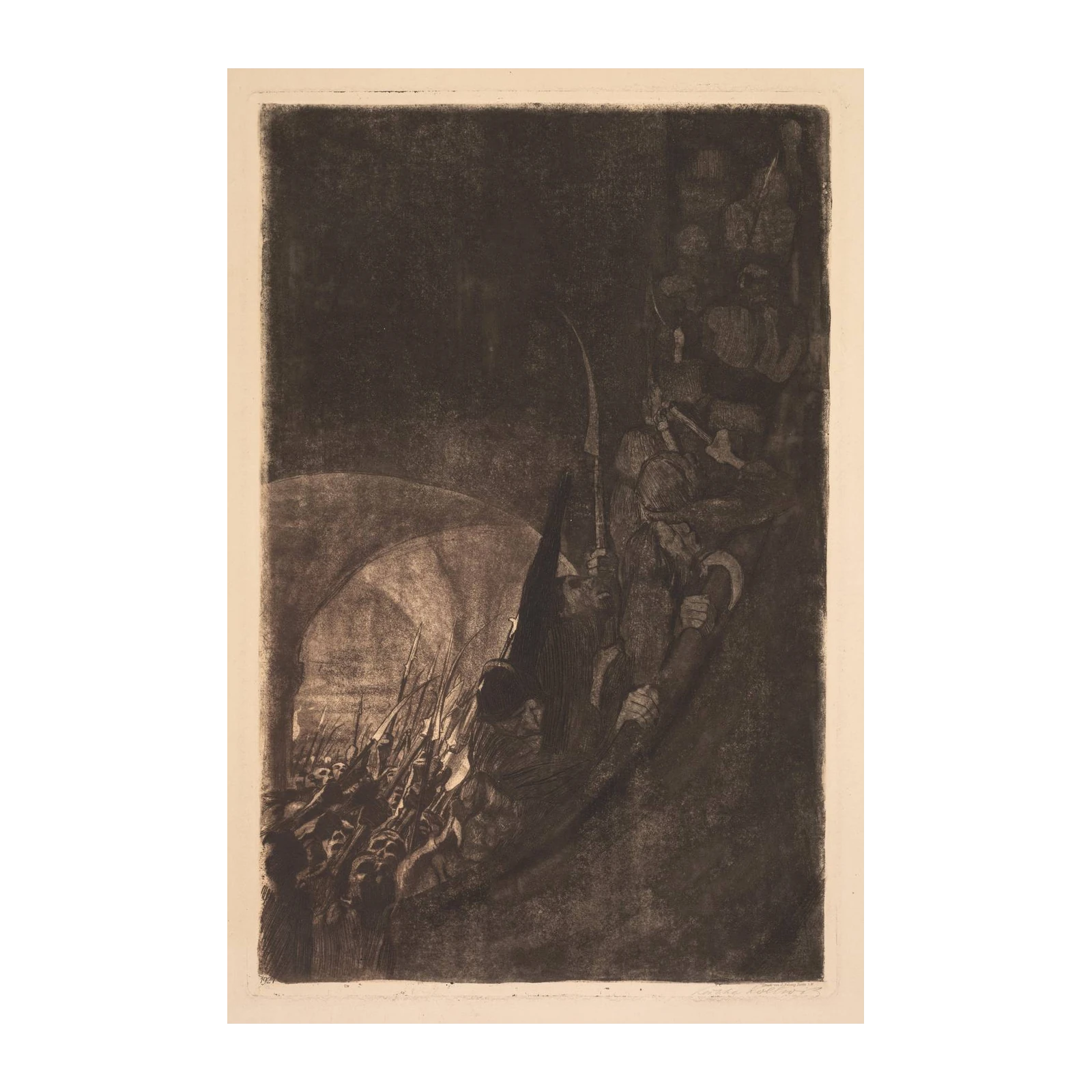 Dramatic Medieval Battle Scene Wall Art