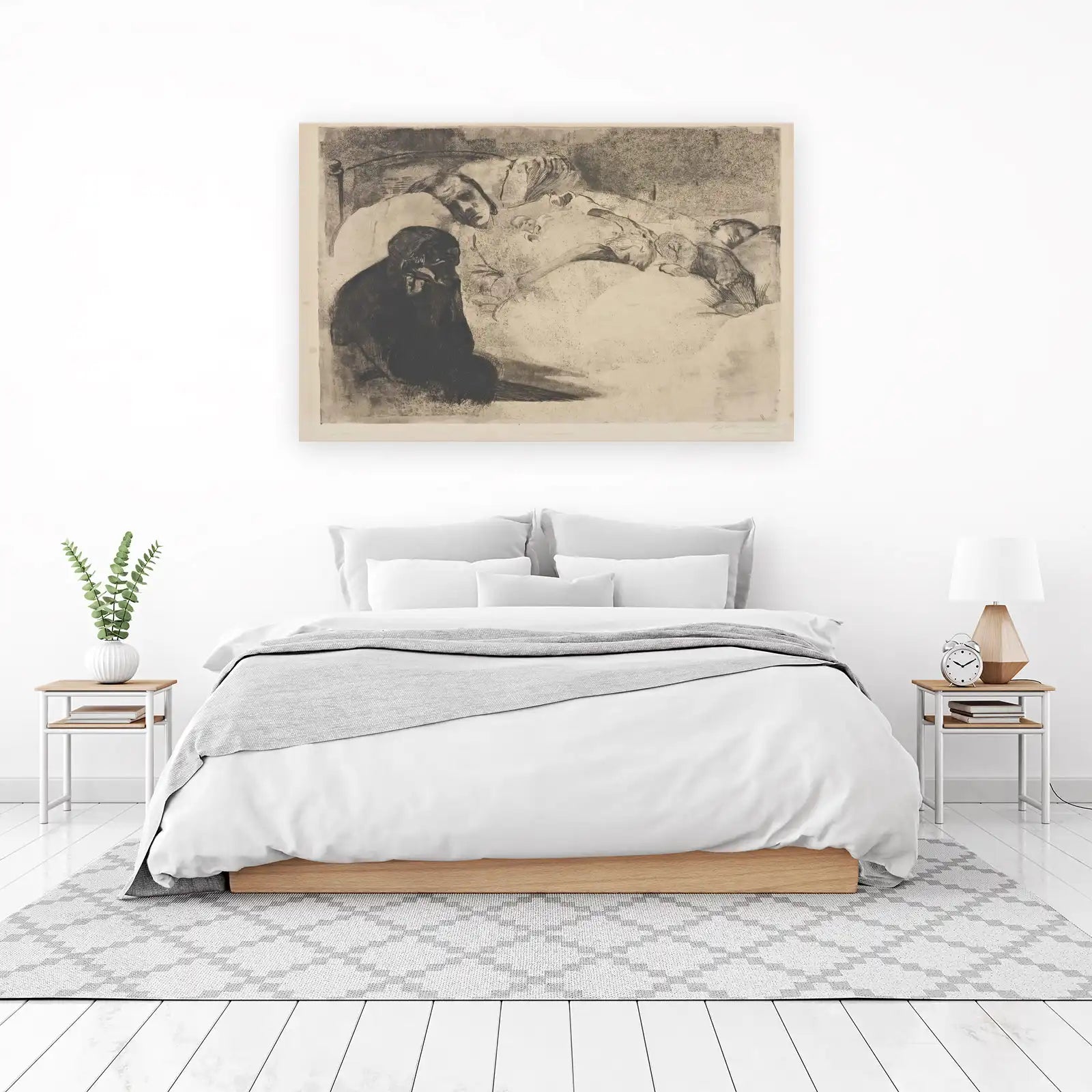 The Sick Child Wall Art