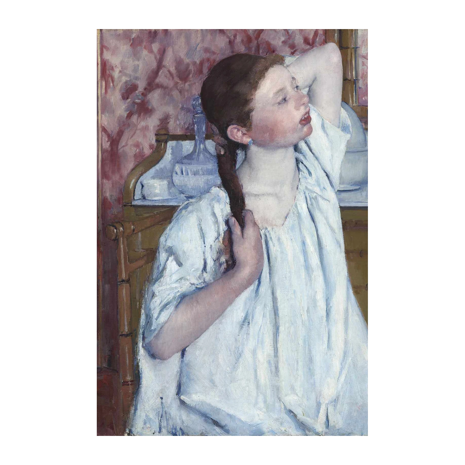 Young Girl with Hair Up Wall Art