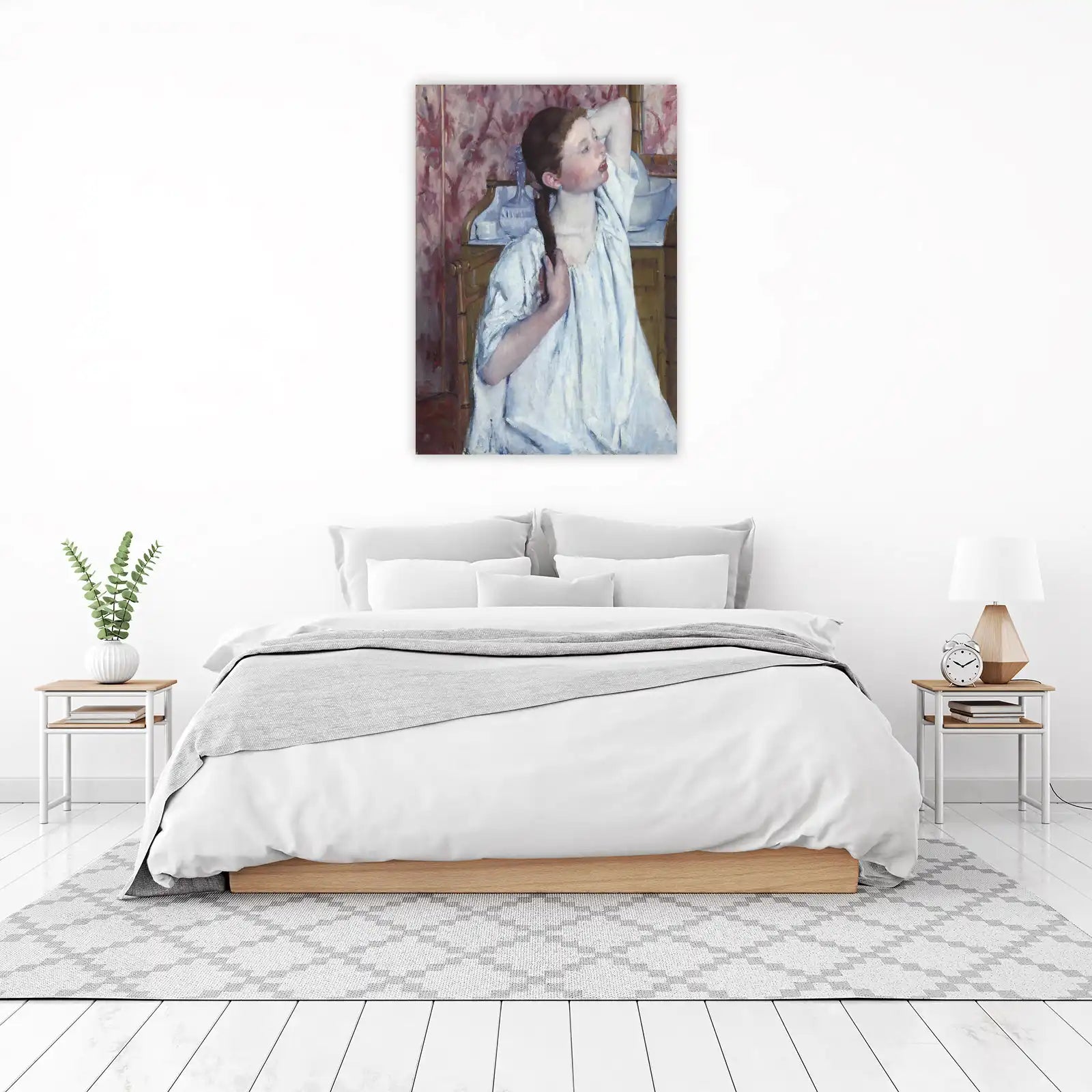 Young Girl with Hair Up Wall Art