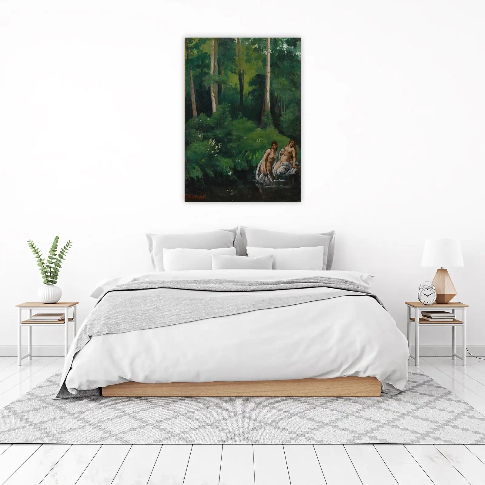 Nymphs in Forest Serenity Wall Art