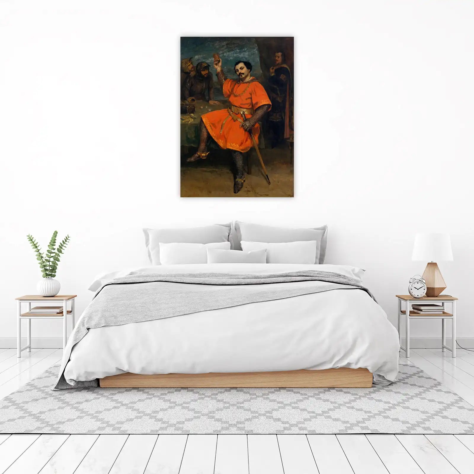 Courbet Gamblers Kingly Toast Wall Art