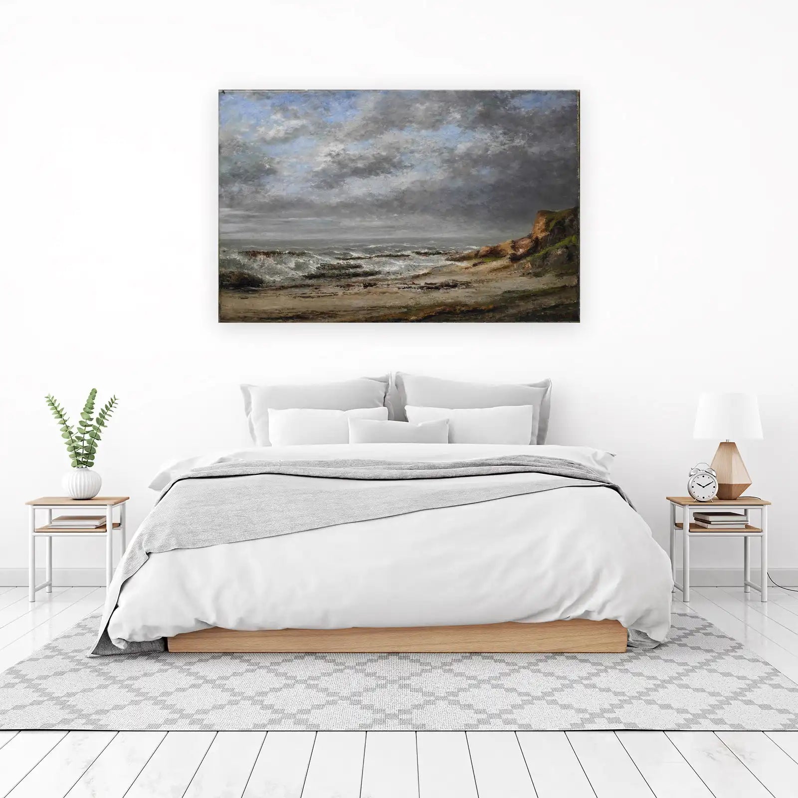 Dramatic Coastal Storm Seascape Wall Art
