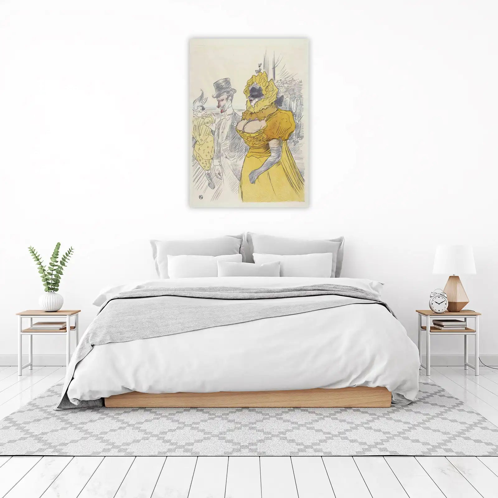 Elegant Evening Parisian Social Scene Wall Art